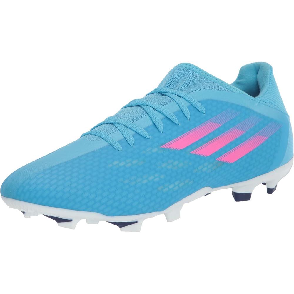 imageadidas UnisexAdult X Speedflow Messi3 Firm Ground Soccer ShoeSky RushTeam Shock PinkWhite