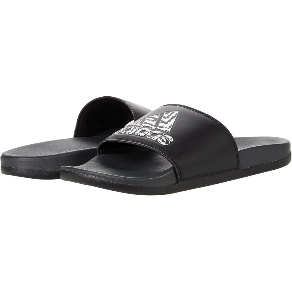 imageadidas Womens Adilette Comfort Slide SandalCore BlackCore BlackCarbon