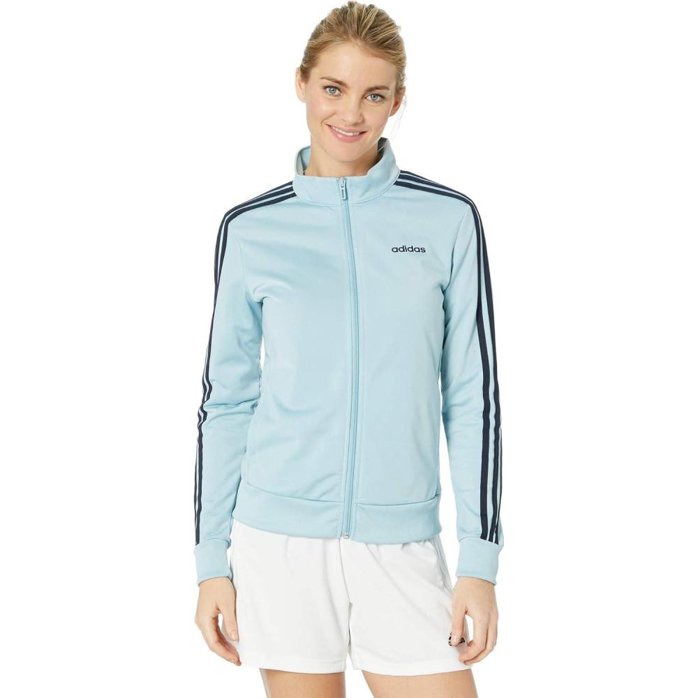 imageadidas Womens Essentials 3Stripe Track JacketAsh Grey