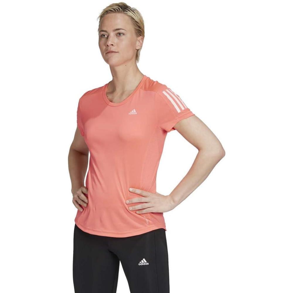 imageadidas Womens Own The Run TeeSignal Pink