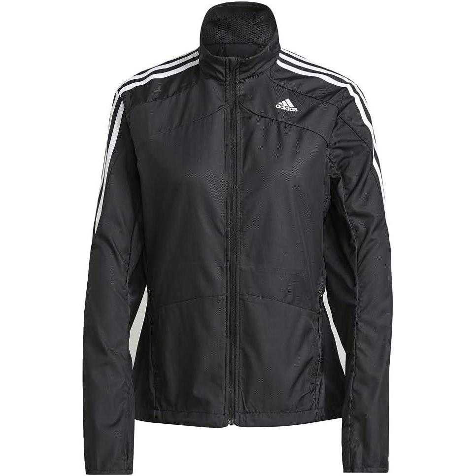 imageadidas womens Marathon 3stripes JacketBlack