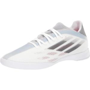 adidas Men’s X Speedflow.3 Indoor Soccer Shoes(White/Black/Solar Red)