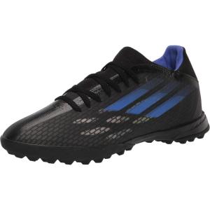 adidas Unisex Adult X Speedflow.3 Sneakers(Black/Sonic Ink/Solar Yellow)
