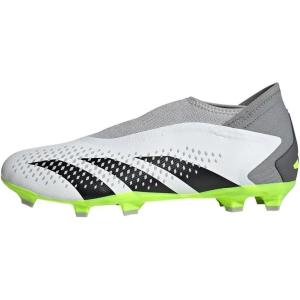 adidas Unisex-Adult Football Shoes (Firm Ground)(Ftwr White Core Black Lucid Lemon)