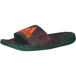 adidas Women’s Adilette Comfort Slide Sandal(Multicolor Verfue Narsen Bayint)