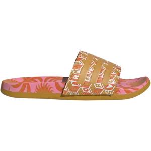 adidas Women’s Adilette Comfort Slide Sandal(Semi Pink/Victory Gold/Victory Gold)