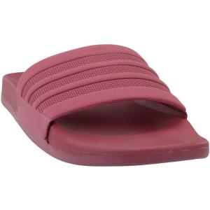 adidas Women’s Adilette Comfort Slide Sandal(Trace Maroon/Trace Maroon/Trace Maroon)