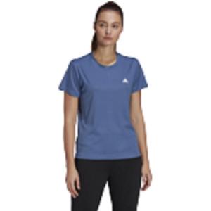 adidas Women’s Aeroready Designed 2 Move Sport Tee(Crew Blue/White)