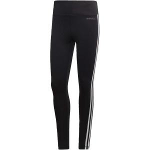 adidas Women’s Designed 2 Move 3-Stripes High-Rise Long Tights(Black/White)