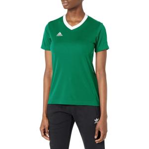 adidas Womens Entrada 22 Jersey(Team Green/White)