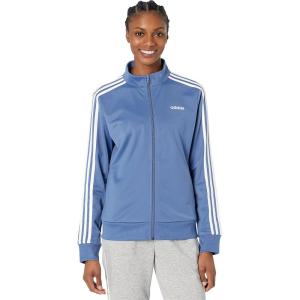 adidas Women’s Essentials 3-Stripe Track Jacket(Crew Blue)