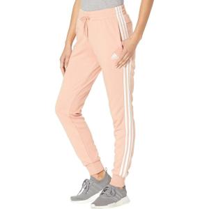 adidas Women’s Essentials 3-Stripes Pants(Ambient Blush/White)