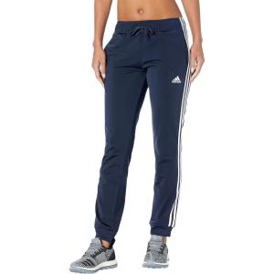 adidas Womens Essentials Warm-up 3-Stripes Slim Tapered Track Pants(Legend Ink)