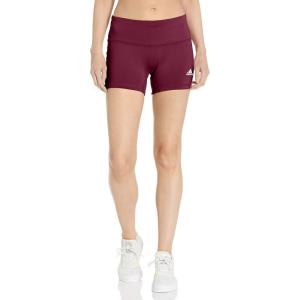 adidas Women’s Four-inch Short Tights(Maroon)