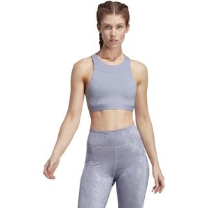adidas Women’s Running Medium Support Bra(Silver Violet)
