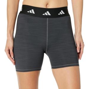 adidas Women’s Techfit 3 Inch Short Tights(Dark Grey Heather/Black)