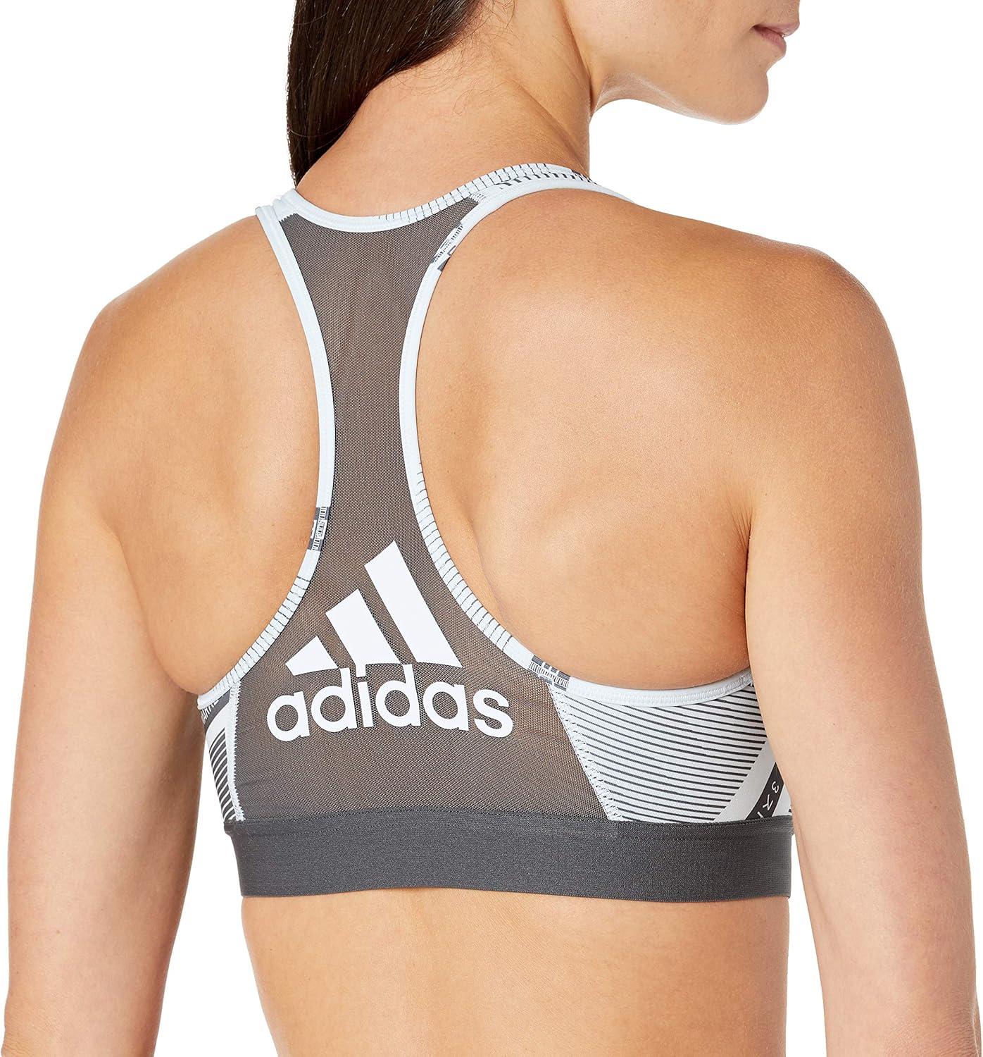 imageadidas Womens Dont Rest Alphaskin Sports BraSky TintPrint