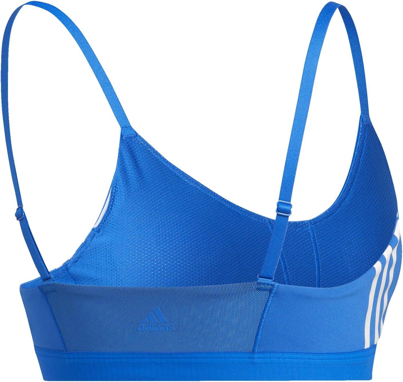 imageadidas womens All Me 3stripes BraGlory BlueWhite