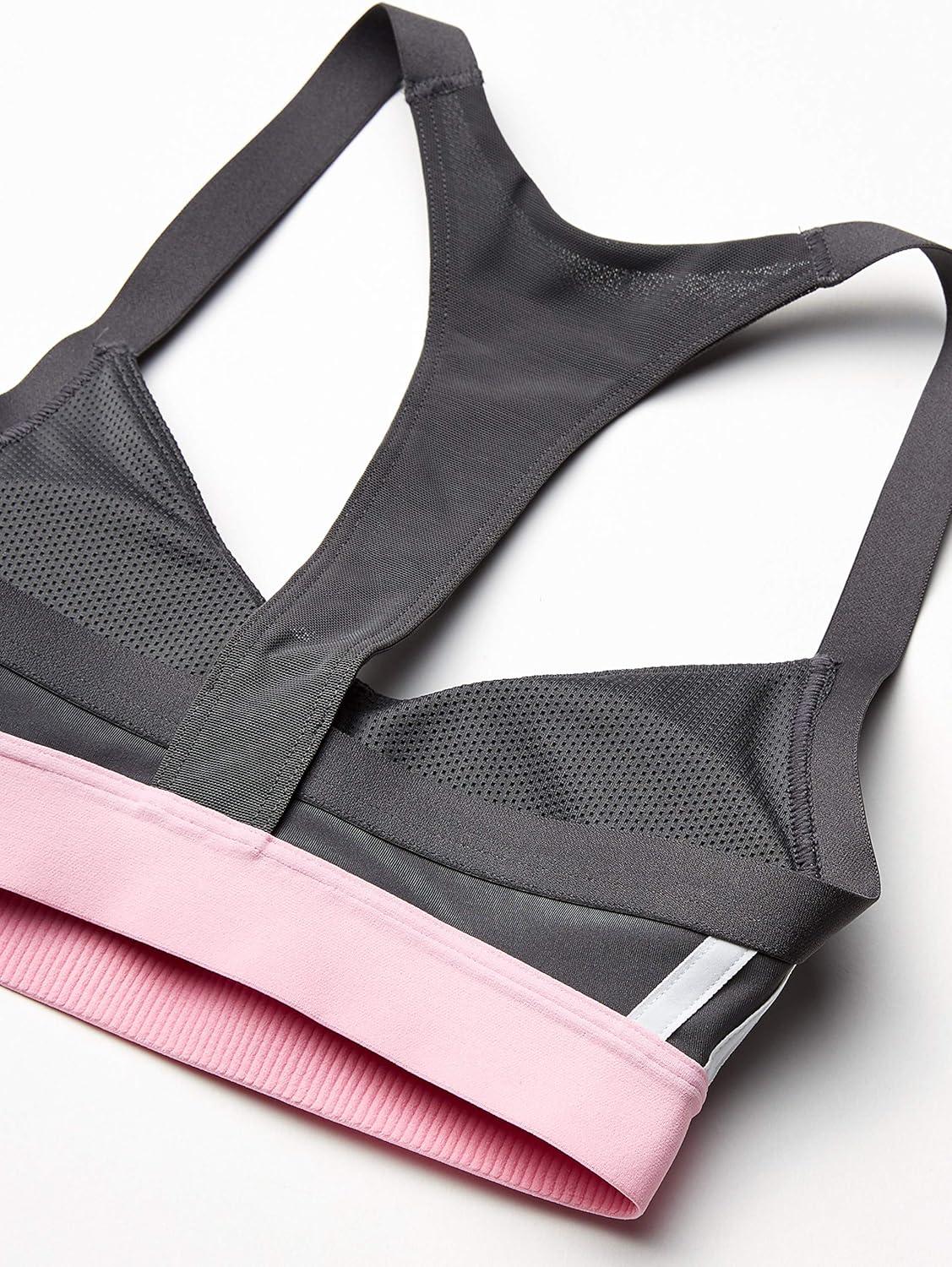 imageadidas womens All Me 3stripes BraGrey Six