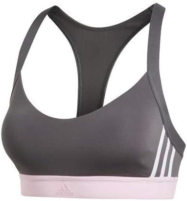 imageadidas womens All Me 3stripes BraGrey Six