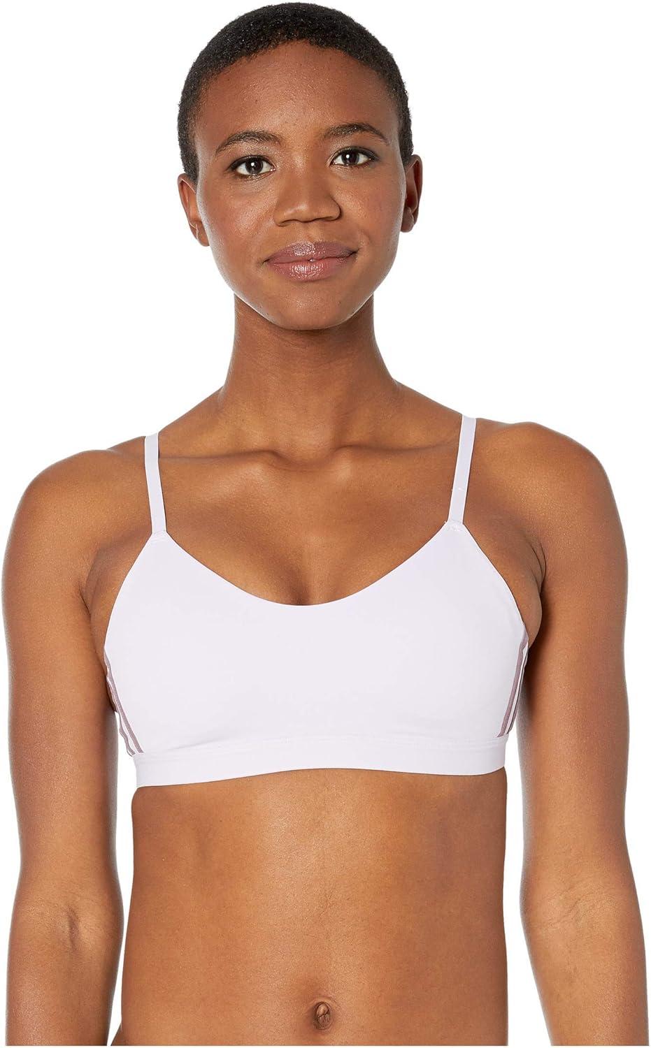 imageadidas womens All Me 3stripes BraPurple TintLegacy Purple