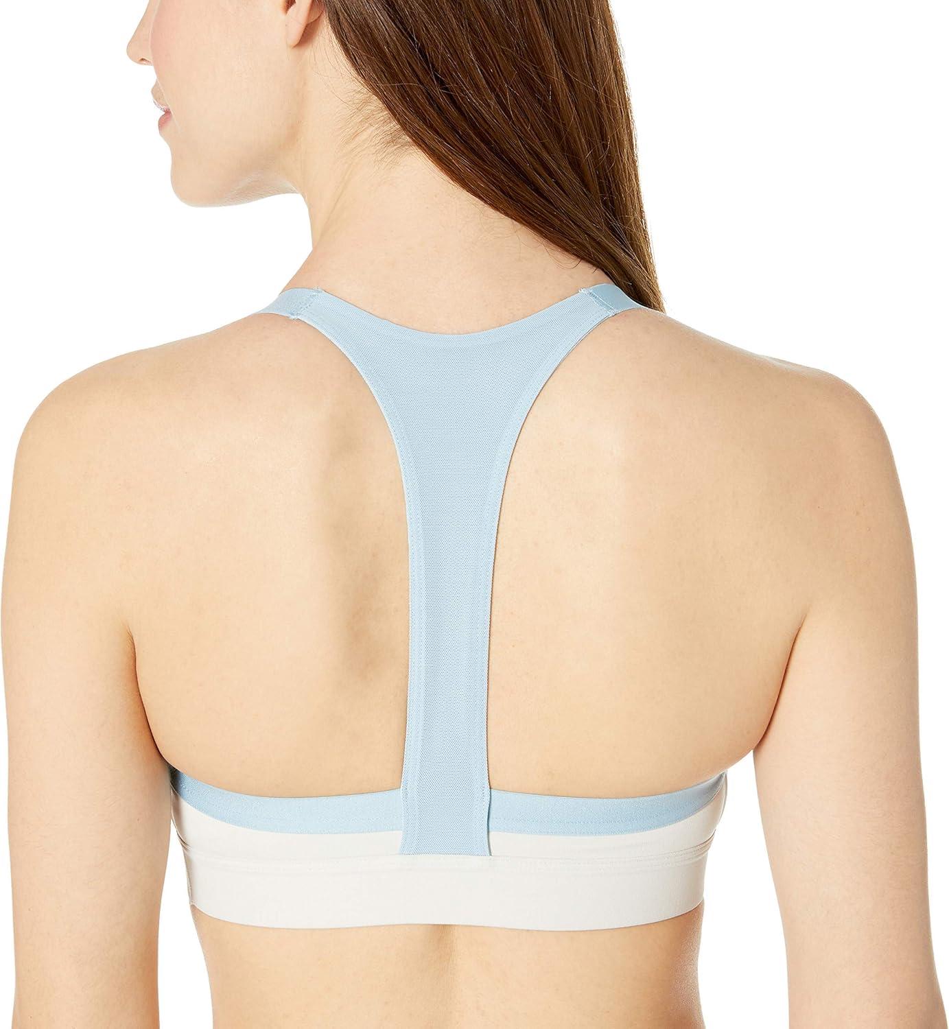 imageadidas womens All Me 3stripes BraRaw White