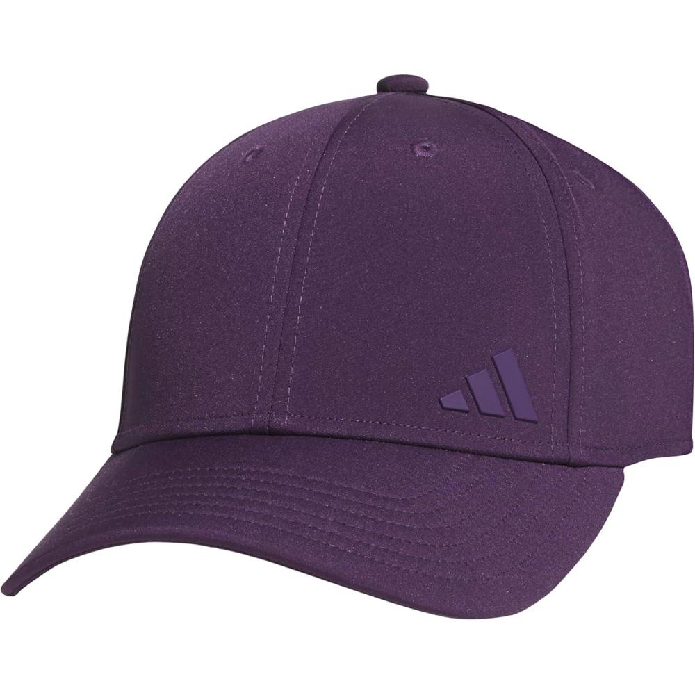 imageadidas Womens Backless Ponytail Hat Adjustable Fit Baseball CapAurora Plum Purple