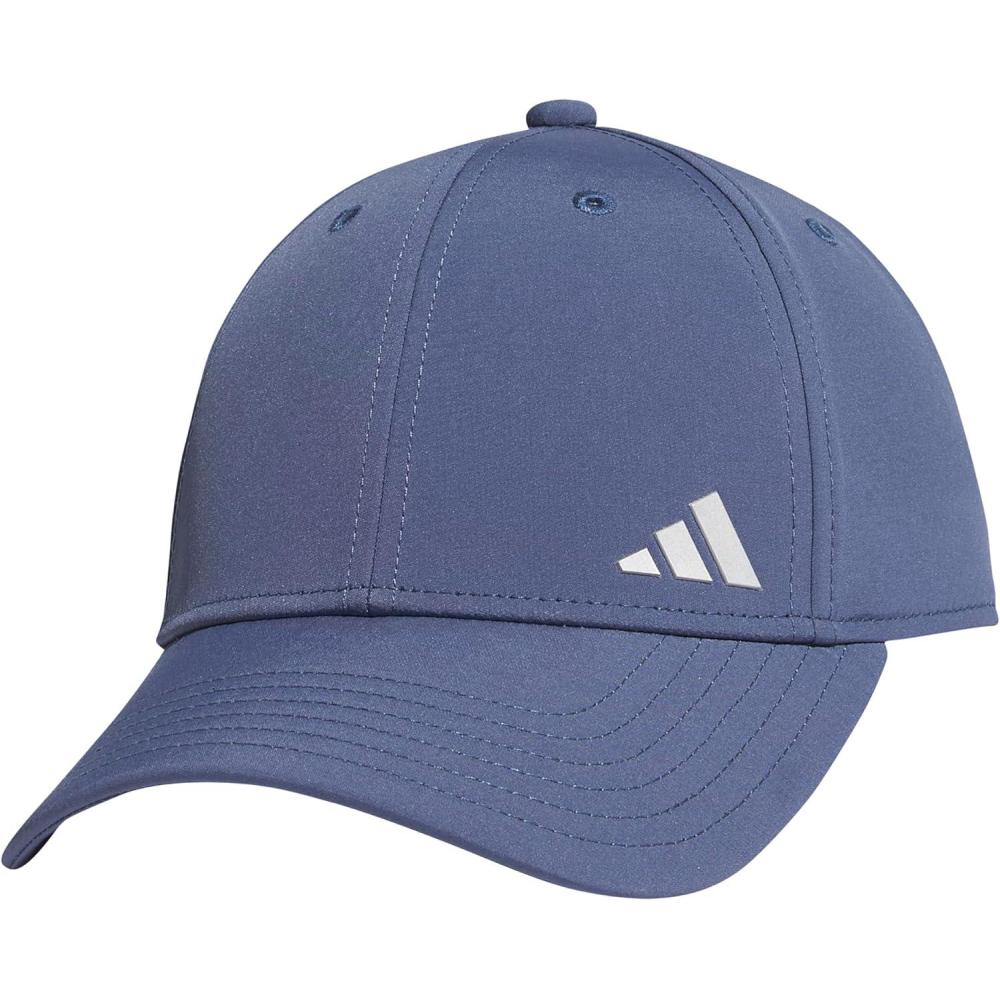 imageadidas Womens Backless Ponytail Hat Adjustable Fit Baseball CapPreloved Ink BlueSilver Metallic