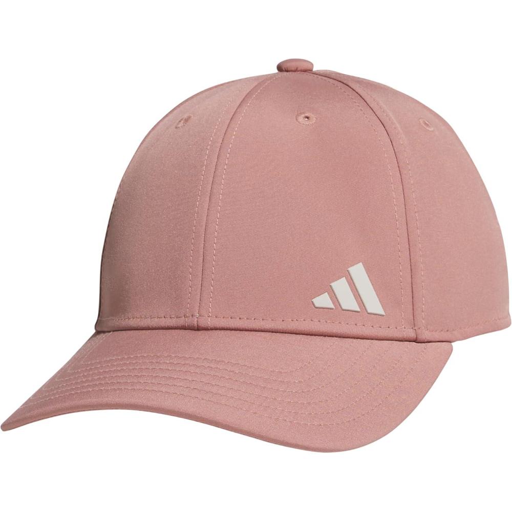 imageadidas Womens Backless Ponytail Hat Adjustable Fit Baseball CapWarm Clay PinkWonder Alumina Grey