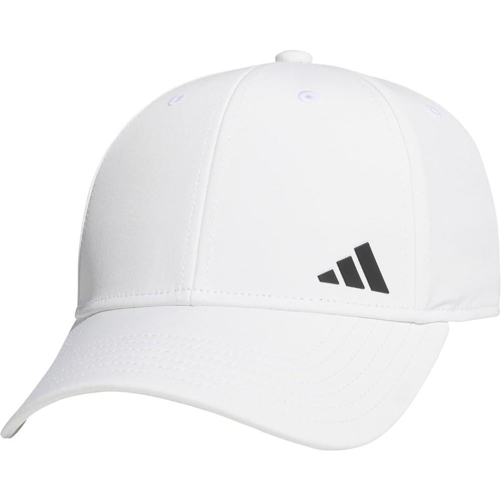 imageadidas Womens Backless Ponytail Hat Adjustable Fit Baseball CapWhiteBlack2