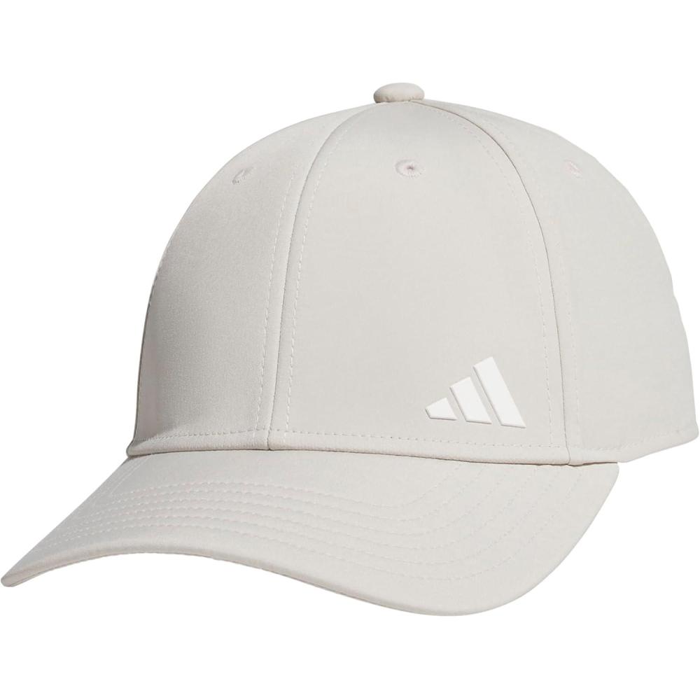 imageadidas Womens Backless Ponytail Hat Adjustable Fit Baseball CapWonder Alumina GreyWhite