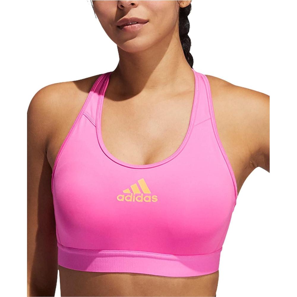 imageadidas Womens Dont Rest Alphaskin Padded BraScreaming PinkTrue Orange