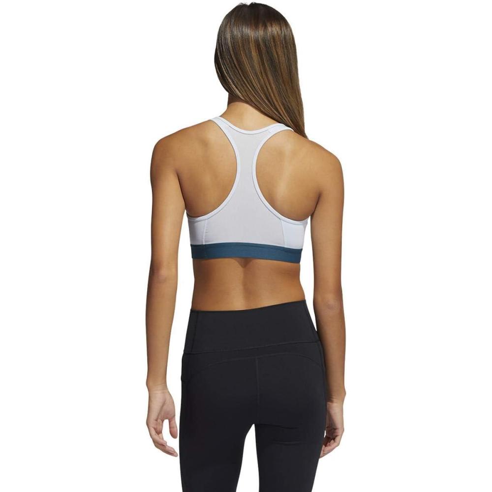 imageadidas Womens Dont Rest Alphaskin Sports BraHalo BlueWild Teal