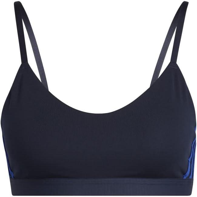 imageadidas womens All Me 3stripes BraInkBold Blue