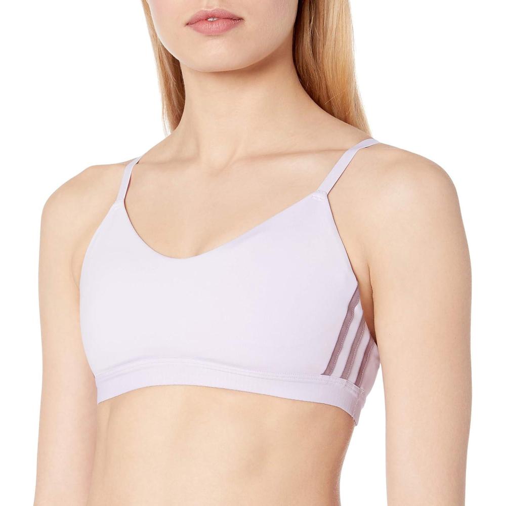imageadidas womens All Me 3stripes BraPurple TintLegacy Purple