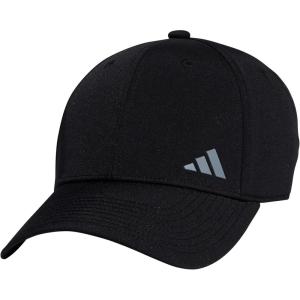 adidas Womens Backless Ponytail Hat Adjustable Fit Baseball Cap(Black/Black/Grey)