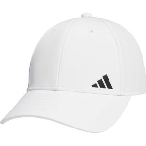 adidas Womens Backless Ponytail Hat Adjustable Fit Baseball Cap(White/Black)