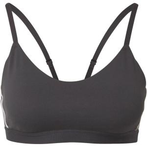 adidas womens All Me 3-stripes Bra(Black/White)