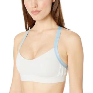adidas womens All Me 3-stripes Bra(Raw White)