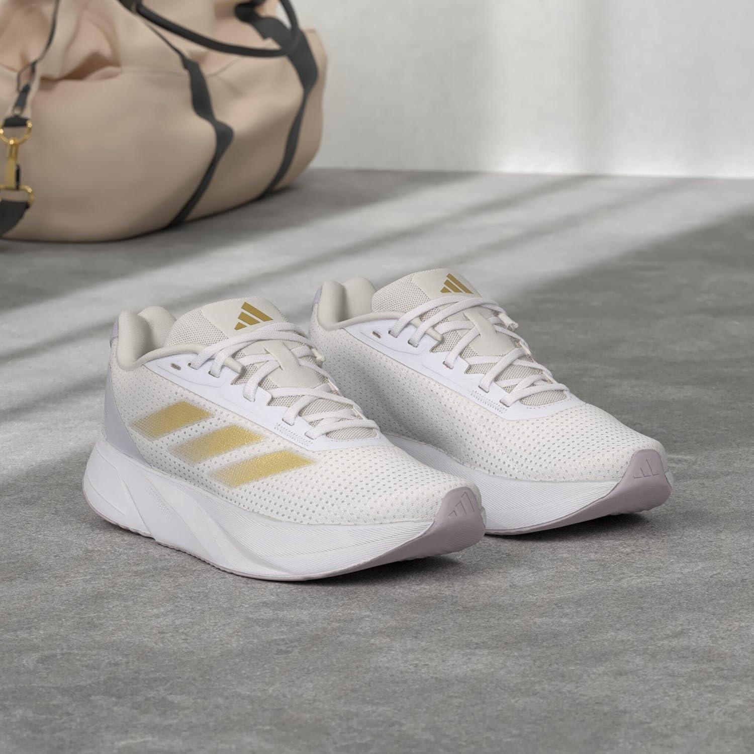 imageAdidas Womens Duramo Sl SneakerWhiteGold MetallicDash Grey