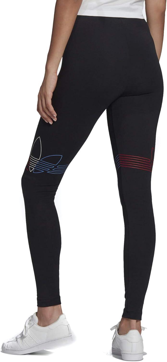 imageadidas Originals Womens 3Stripes LeggingsBlackBlack