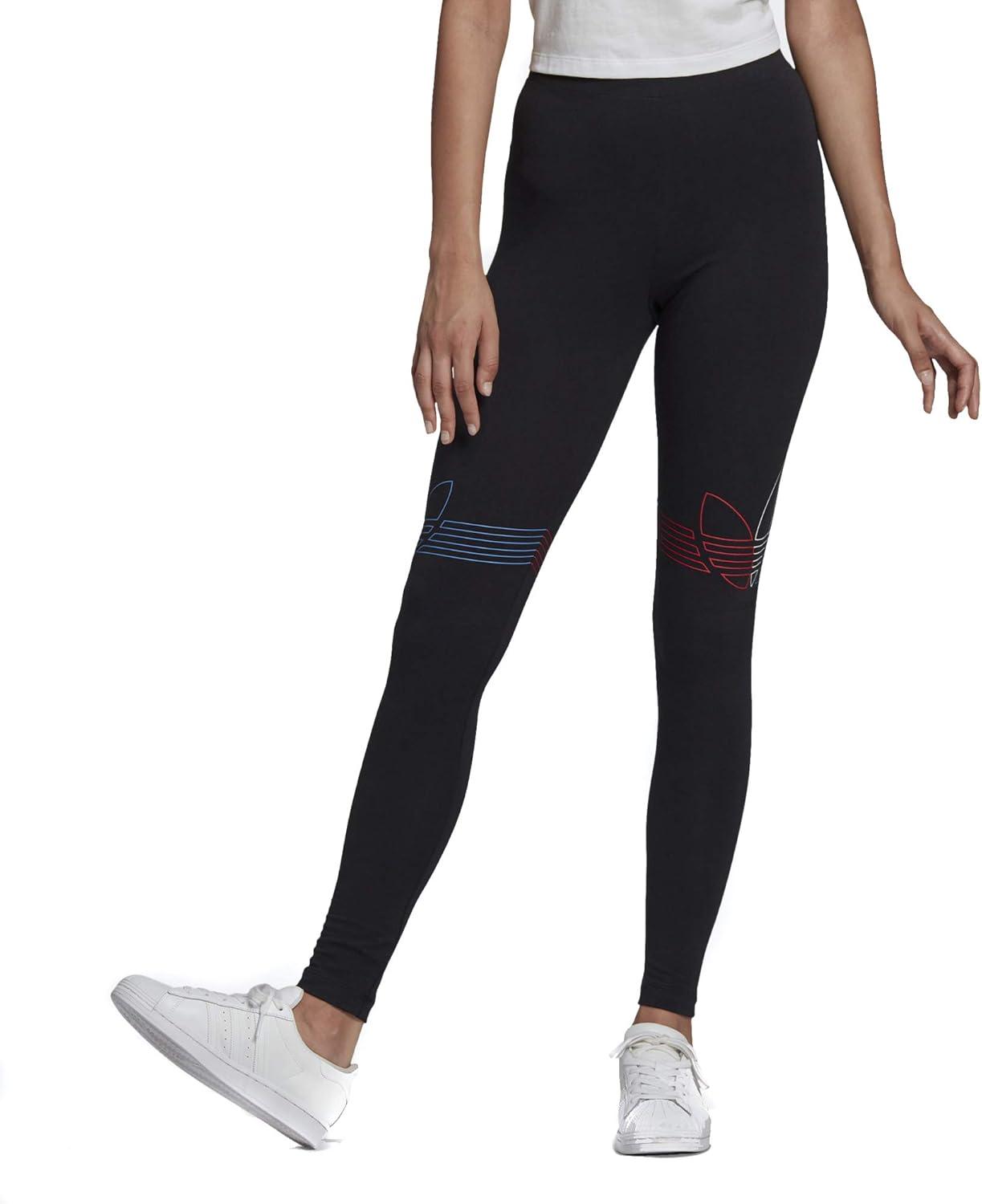 imageadidas Originals Womens 3Stripes LeggingsBlackBlack