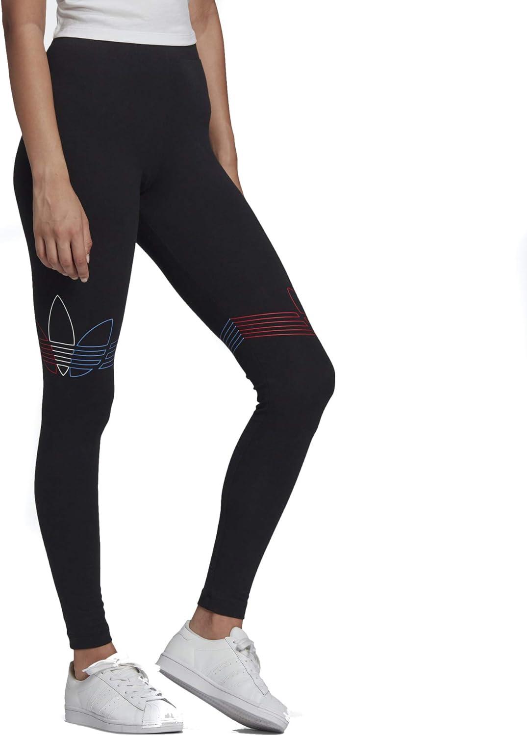 imageadidas Originals Womens 3Stripes LeggingsBlackBlack