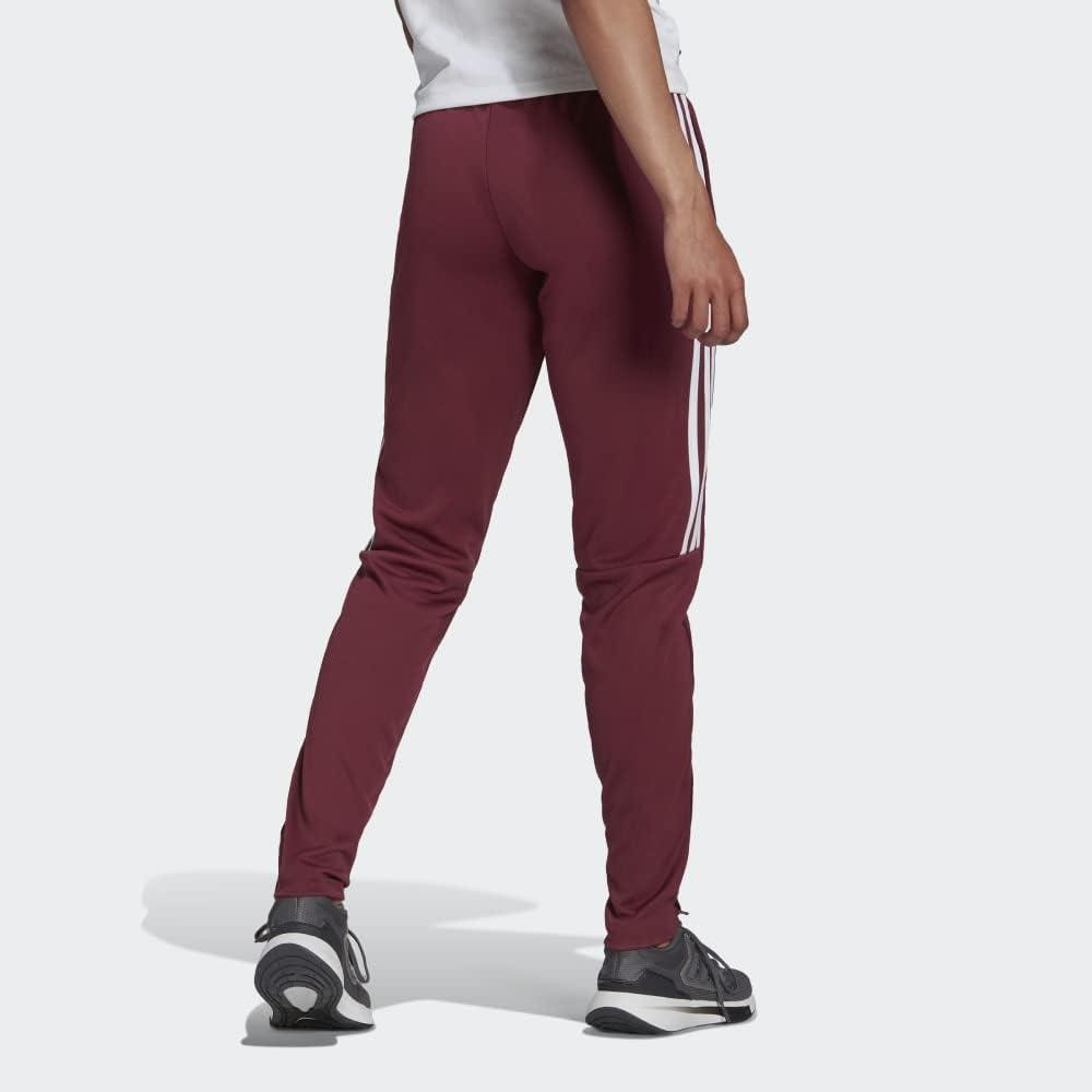 imageadidas Womens Aeroready Sereno Cut 3Stripes Slim Tapered Tracksuit BottomsVictory CrimsonWhite