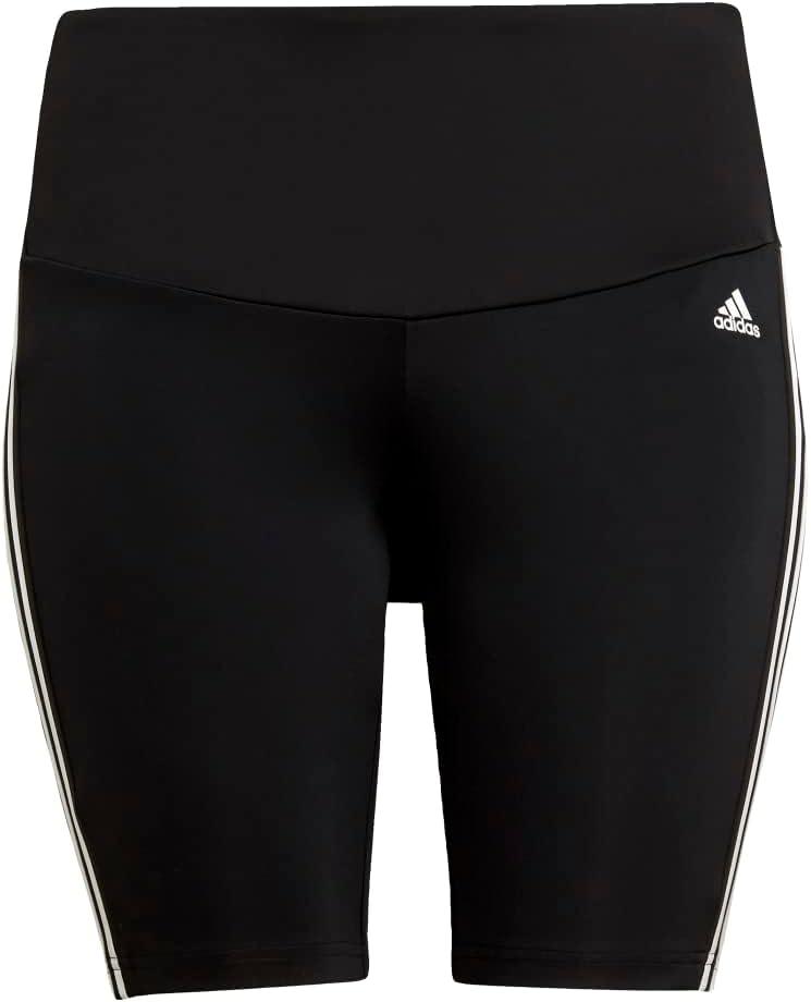 imageadidas Womens Designed 2 Move HighRise Short Sport TightsBlackWhite