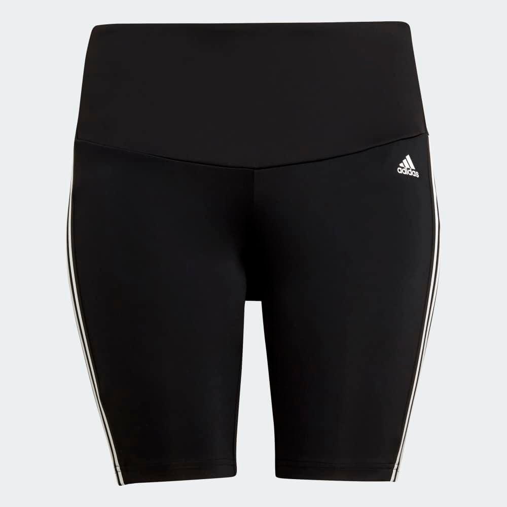 imageadidas Womens Designed 2 Move HighRise Short Sport TightsBlackWhite