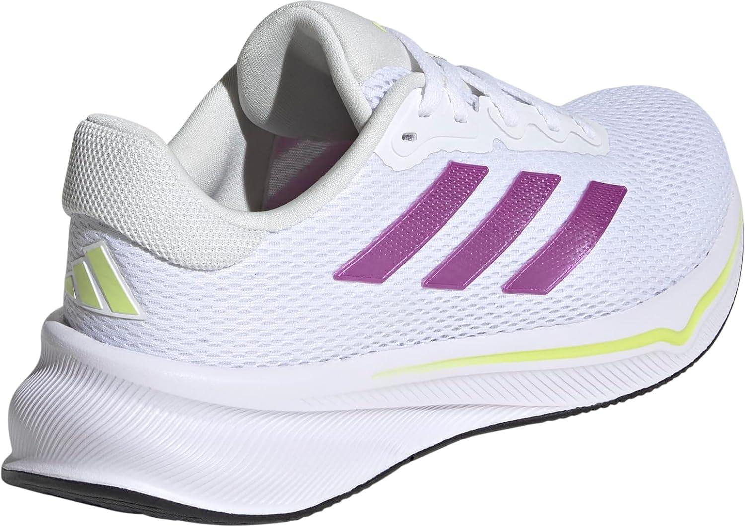 imageadidas Womens Response ShoesWhitePurple BurstPulse Lime
