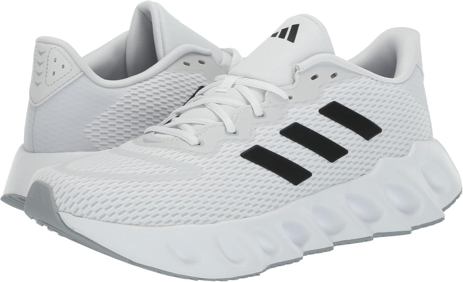 imageadidas Womens Switch Run Sneaker WhiteBlackHalo Silver 8