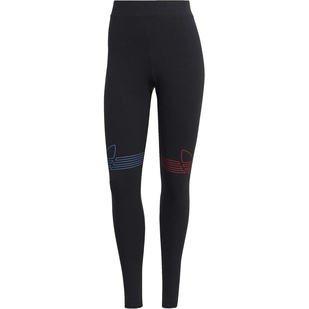imageadidas Originals Womens 3Stripes LeggingsBlackBlack