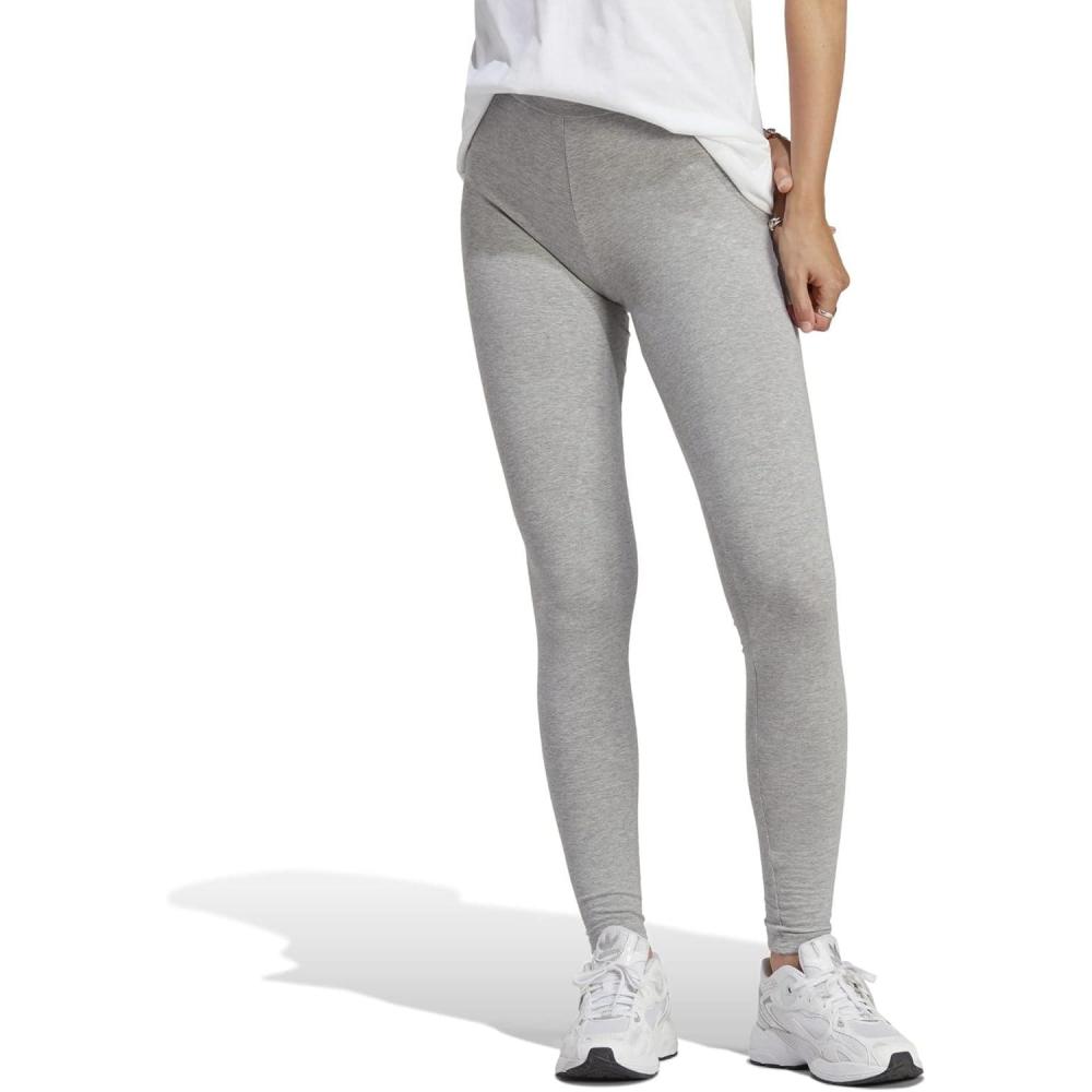 imageadidas Originals Womens 3Stripes LeggingsGrey Heather
